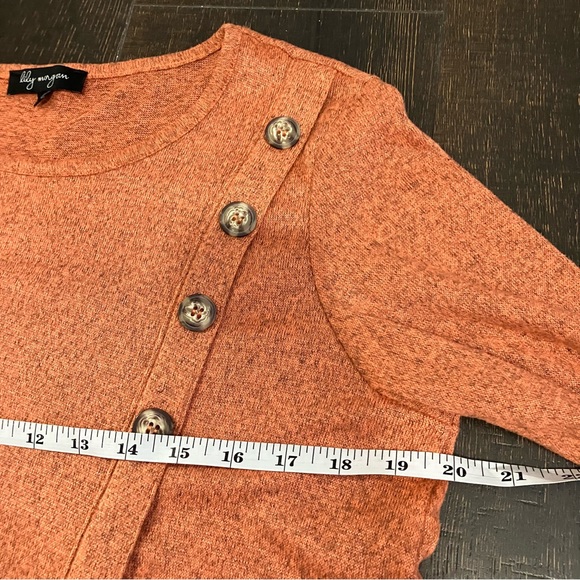 Lily Morgan | Orange long sleeve top - Picture 6 of 9